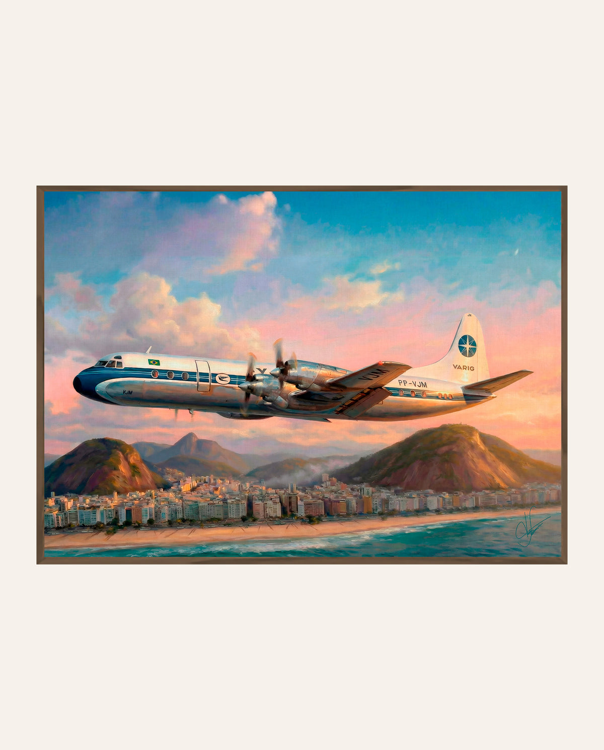 Varig L188 - Quando o Rio Acordava Voando