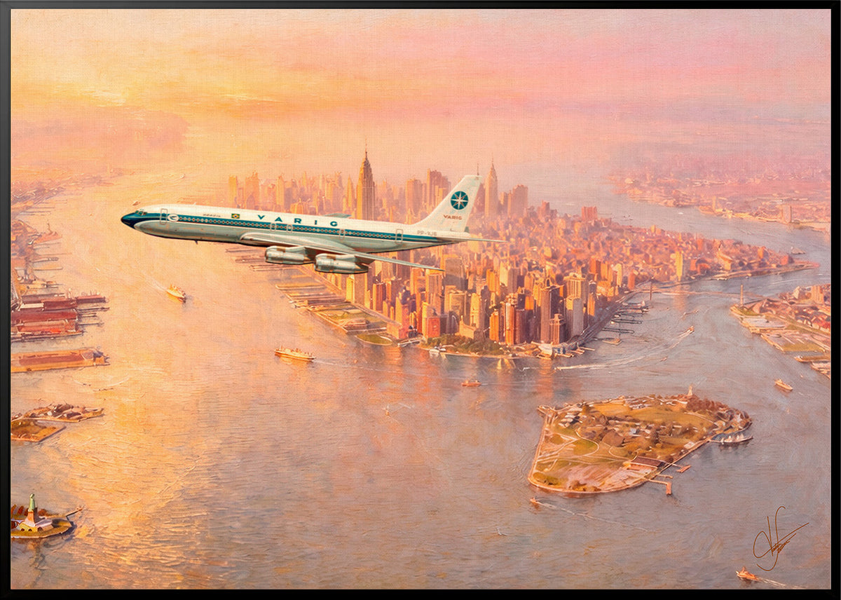 Varig 707 - Golden Hour em Manhattan