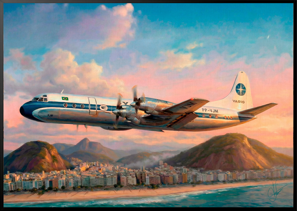 Varig L188 - Quando o Rio Acordava Voando
